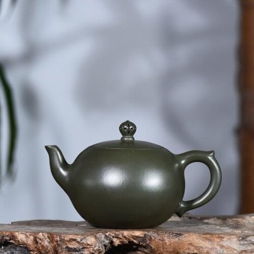 Authentic masters all hand undressed ore azure clay grain of pearl pot of kung fu tea tea set of a small size