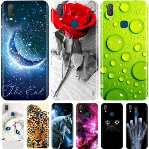 For Vivo Y11 2019 Case 6.35" inch Soft TPU Cartoon Phone Case For VIVO Y11 2019 Case For vivo Y 11 2019 Back Cover Silicone Case