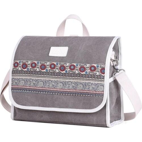 Ethnic Canvas Backpack for MacBook Air 13 Pro 13.3 2020 23 Shoulder Bag for iPad 8 7 6 5 4 3 2 1 10.2 Mini Handbag Briefcase