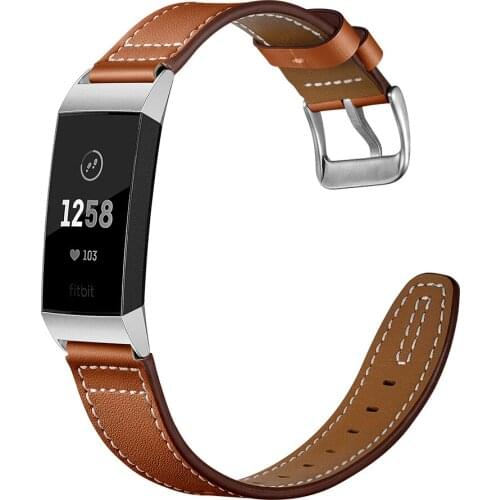 Leather strap For Fitbit Charge 4 band replacement Charge 3 SmartWatch wrist Watchband correa bracelet watch band Accessories