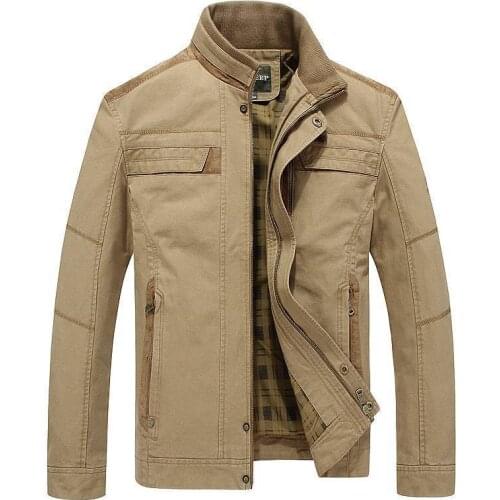 Autumn Mens Jackets Bomber Jacket Military Tactical Breathable Cotton Fashion Windbreaker Multi-Pocket Outdoor Slim Fit Tops4XL