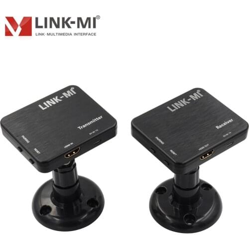 LINK-MI 4K Wireless 30m HDMI Extender over 60Ghz Support 4K@30Hz YUV 4:4:4 HDCP1.4 HDMI Transmitter and Receiver