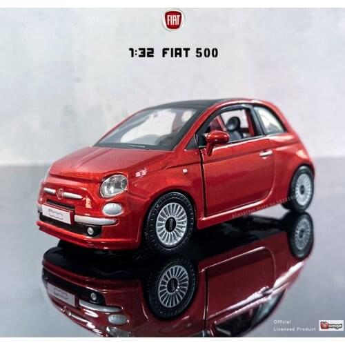 Bburago 1:32 2007 Fiat 500 Alloy car collection WRC rally Car model gifts toy Special carton pack