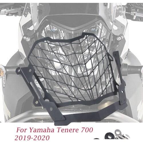 Motorcycle For YAMAHA TENERE 700 2019-2020 Tenere700 XTZ 700 CNC Headlight Protector Grille Guard Cover Protection Grill