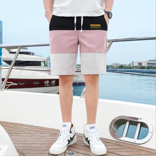 2021 new Mens casual shorts mens summer shorts running shorts waist breathable shorts men
