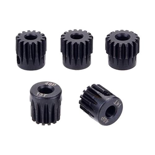 JMT 32DP 48DP 3.175mm 12T 13T-17T 18T 19T 20T 21T 22T 23T 24T 25T Metal Pinion Motor Gear Set for 1/10 RC Car