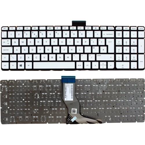 New UK White Laptop Keyboard without Backlit for HP Pavilion 15-AB 15-AK 15-BS 15AB 17-g119dx 15-AX