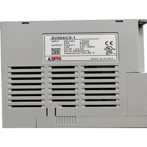 New SV004IC5-1 0.4KW 1 Phase 200V Inverter VFD Frequency AC Drive