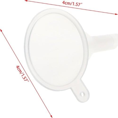 YYSD Mini Plastic Perfume Diffuser Bottle Liquid Oil Funnels Lab Kitchen Supplies