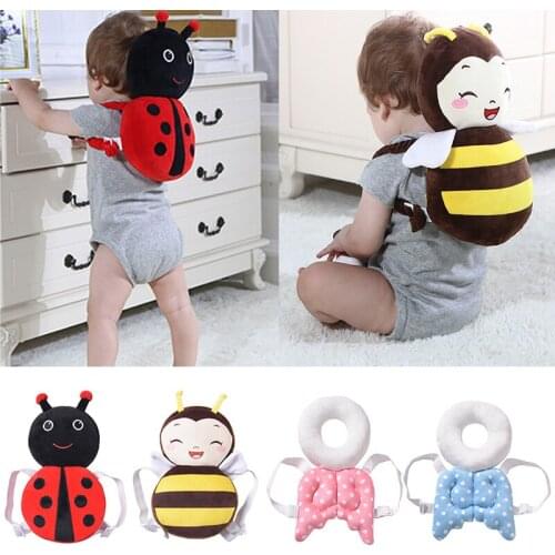 Baby Head Protection Pad Toddler Headrest Pillow Baby Neck Cute Wings Nursing Drop Resistance Cushion Baby Protect Cushion