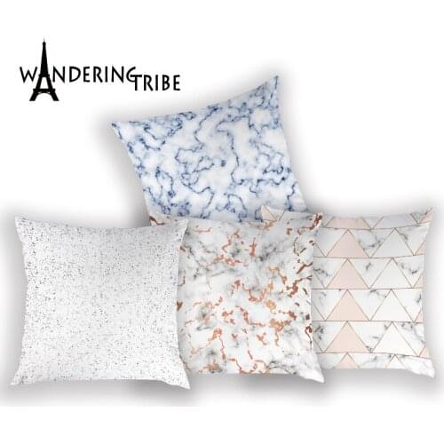 Scandinavian Throw Pillow Nordic Design Cushions Cover 45 X 45 Cm Abstract Decorative Cushion Print Pillowcases on Pillows