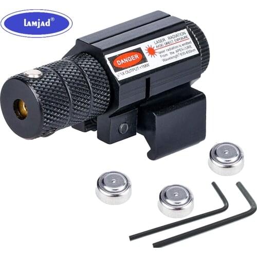 Viiko Red Laser Beam Dot Sight Scope Lazer Laser Picatinny Mount