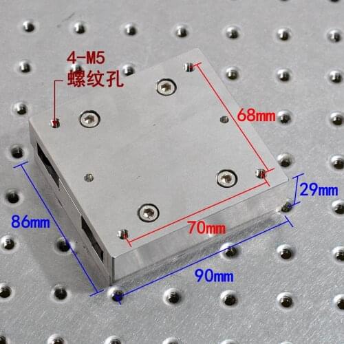 Japan THK type manual precision guide rail slide rail slider displacement platform fine adjustment sliding table 86*90mm