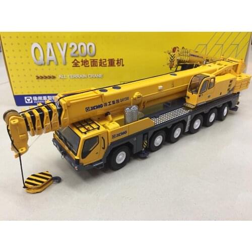 1/50 XCMG QAY200T Mobile Heavy Crane Metal Diecast Truck Toy Model Collection