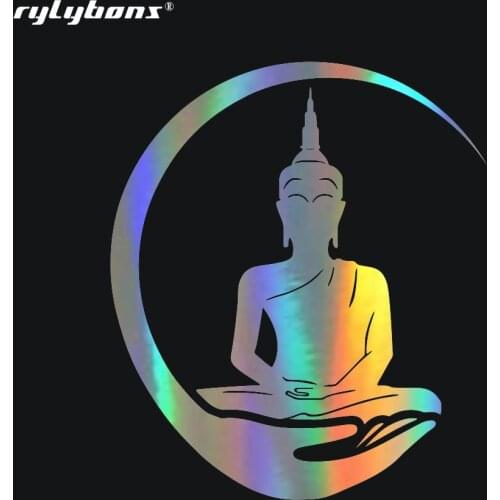1pcs Funny Buddha Statues Car Decal car sticker Motorcycle Car Accessories vinyl full body car-styling Sticker0104