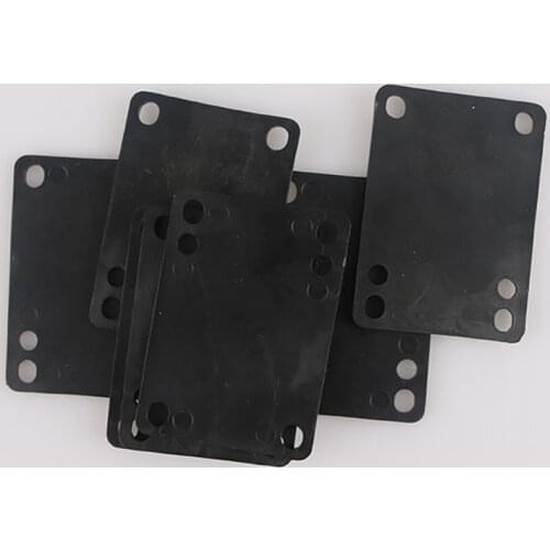 2pcs Skateboard Longboard PU Risers Pads Shock Absorption Skate Boards Truck Pads Standard 76*55mm Height Increase 6mm Pad Parts