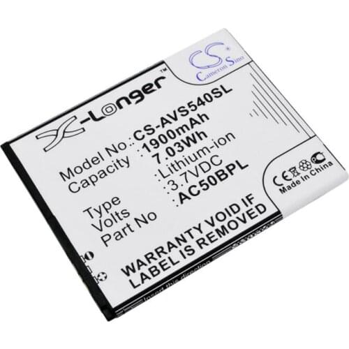 Cameron Sino 1900mAh battery for ARCHOS 50b Platinum AC50BL AC50BLP AC50BPL AL50BPL Mobile, SmartPhone Battery