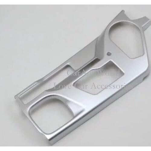 For Toyota RAV4 RAV 4 LHD 2016-2018 Overall Central Gear Shift Box Cover Interior Water Cup Panel Trim ABS Chrome Car Accessory