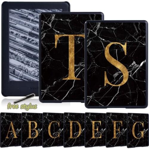 For Amazon Kindle Paperwhite(5th Gen/6th Gen/7th Gen/10th Gen)/Kindle 10th Gen 2019/8th Gene 2016 6Inch Tablet Case with Letter