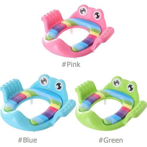 Cartoon Frog Baby Potties Seat Infant Toilet Training Folding Seat Toddler Girls Boys Baby Potty Training Seat Toilet Cushion