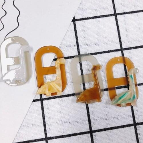 DIY jewelry accessories fresh and transparent Japanese small dinosaur pendant jewelry accessories materials