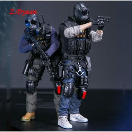 Limited Version DAM PES007/PES008 ARMY Exclusive Hongkong SDU Fai Sir Sam Sir Police 1/12 Male Soldier Figure collections toys