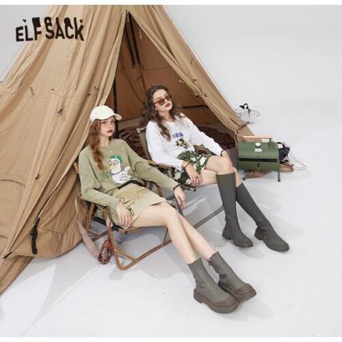 ELF SACK High Waist Skirts For Women