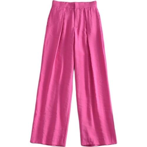 JCKILIG Women's Straight Trousers