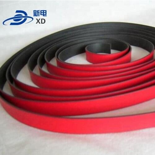 China factory adhesive red/black fireproof rubber strips fireproof weather strip intumescent fire proof rubber