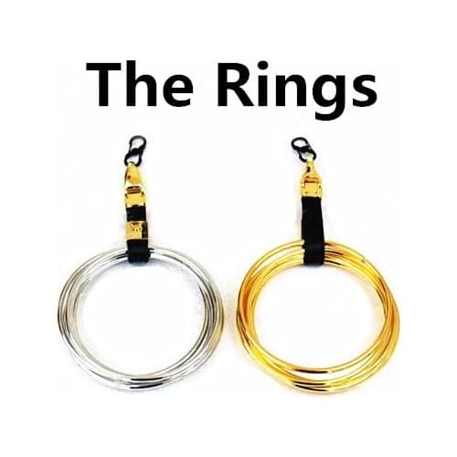 The Rings (Rings and DVD) By Raymond Iong Classic Magic Tricks Stage Magic Illusions Funny Close up Magic Beginner Magician