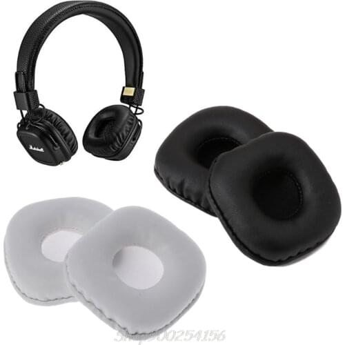 Leather Headphone Ear pads for MARSHALL MAJOR I II Earbud Earphone Foam Pad Cushion Sponge Covers Jy27 20 Dropship