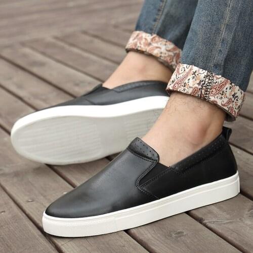 Mens Shoes Genuine Leather Loafers Designer Luxury Shoes High Quality Casual Flats Comfortable Minimalist For Men Big Size 38-48