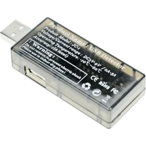 D7WD Mini Voltage Current Meter Battery Capacity Power Tester Detector USB 3-9V Voltmeter Ammeter Display