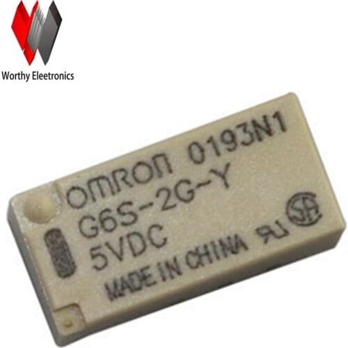 Wholesale 10pcs/lot relay G6S-2G-Y-5VDC