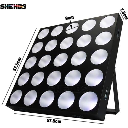 LED 25x30W RGBW Blinder Matrix DMX512 Stage Effect Lighting Good For DJ Disco Party Dance Floor And Christmas Decorations