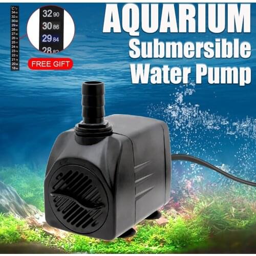 Senzeal Ultra-Quiet Aquarium Water Pump Submersible Pump 3W/5W/10W/15W/25W Fish Tank Pump Aquarium Pond Fountain PumpAccessories
