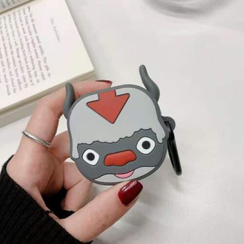 Cartoon Caw Anime Avatar Appa Suitable for Samsung Galaxy buds live bluetooth headset Accessories silicone protector sleeve case