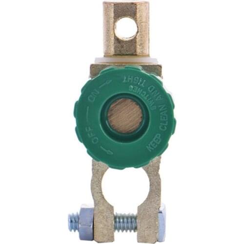 NEWCar Motorcycle Battery Terminal Link Quick Cut-Off Switch Rotary Disconnect Isolator Car Truck Parts Battery Power-off Switch