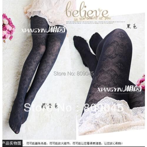 Winter women sexy/panty/knitting in stockings trousers panty-Totem fashion silk stockingsTT011-1pcs