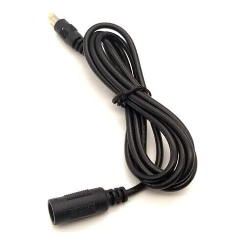 100pc 1m DC Power 5V 9V 12V 5.5*2.1mm/ 5.5x2.1mm Female to Male Plug Cable Extension Power Plug Adapter Connector Cord Jack