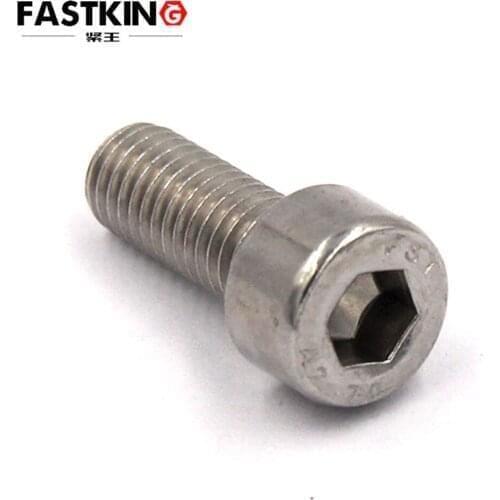 25Pcs ANSIB18.3SH 1/4-20 8#-32 US 304 A2 Stainless Steel Hex Hexagon Socket Cap Allen Head Screw Bolt No Knurling
