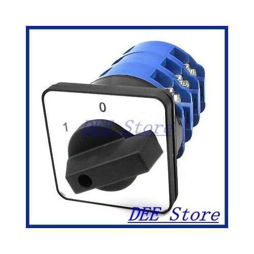 660V 125A 12 Screw Terminals 1-0-2 3 Position Changeover Switch