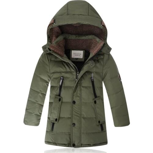 90% White Duck Down Boys Down Jacket Winter Warm Coat Midi Long Hooded 2020 Children Thicken Outfit Toddler Clothes,#5721