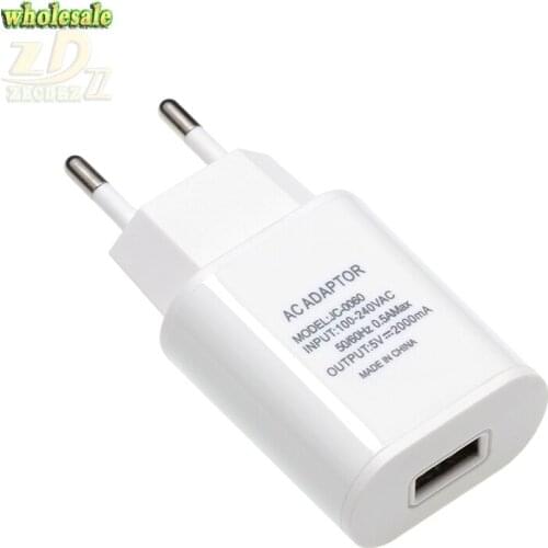 Top Quality 5V 2A EU Plug USB Fast Charger Mobile Phone Wall Travel Power Adapter For iPhone 6 6s 7 Plus Samsung S7edge Xiaomi