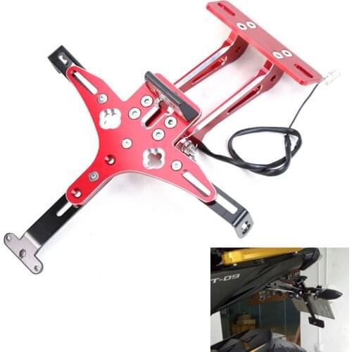 Motorcycle Scooter CNC Aluminum Alloy Registration License Number Plate Holder Mount For KAWASAKI Z250 Z300 Z750 Z800 Z900 Z1000