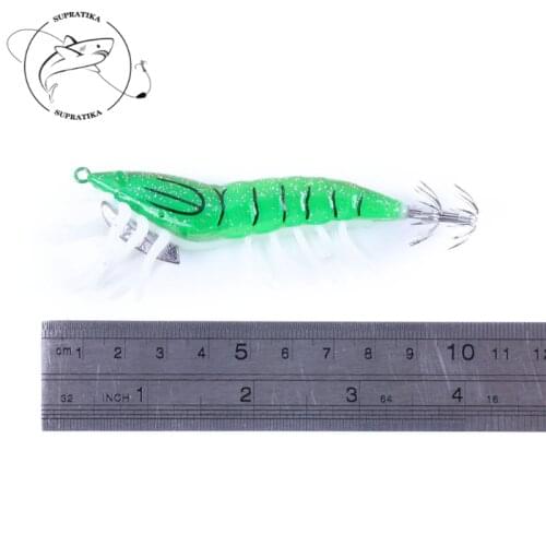 Artificial Wobbler Luminous Squid 5Colors 13g/10cm Plastic Hard Bait With Sharp Hook Lifelike Smooth Reflective Fishing Lure