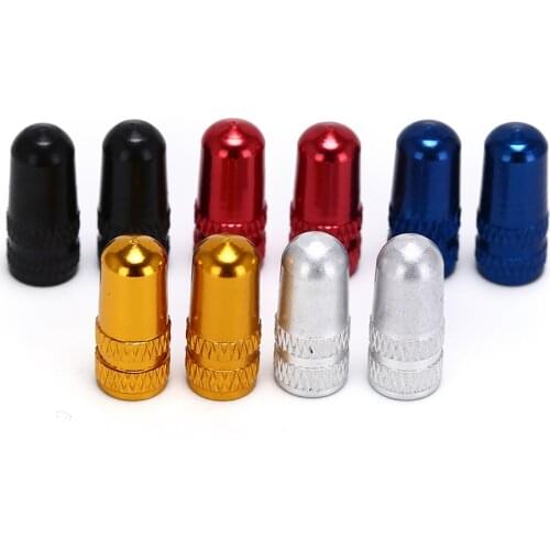 2PCS Bicycle Valve Cap Aluminum Bicycle Presta Valve Cap High Pressure Spikes Tire Valve Dust Cover MTB Bike Bicycle Accessories