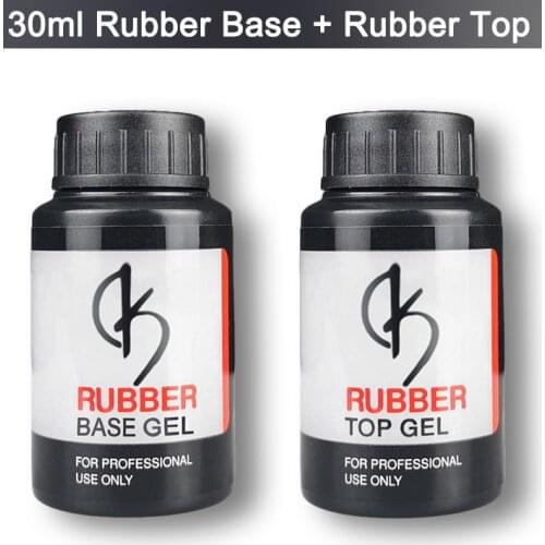 New 30ml Soak off Rubber Base and Top Gel Nail Polish Manicure Thickn Nail Base Coat Gel Lacquer UV Led Varnish Hybrid for Nails