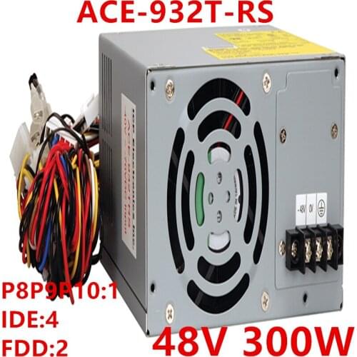 New PSU For IEI AT P8P9P10 DC48V 300W Power Supply ACE-932T-RS