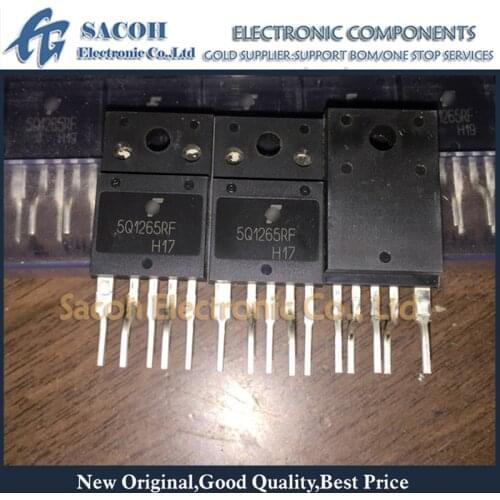 New Original 5PCS/Lot KA5Q1265RF 5Q1265RF 5Q1265 or KA5Q1565RF 5Q1565RF TO-3PF-5L 12A 650V Power Switch (FPS)